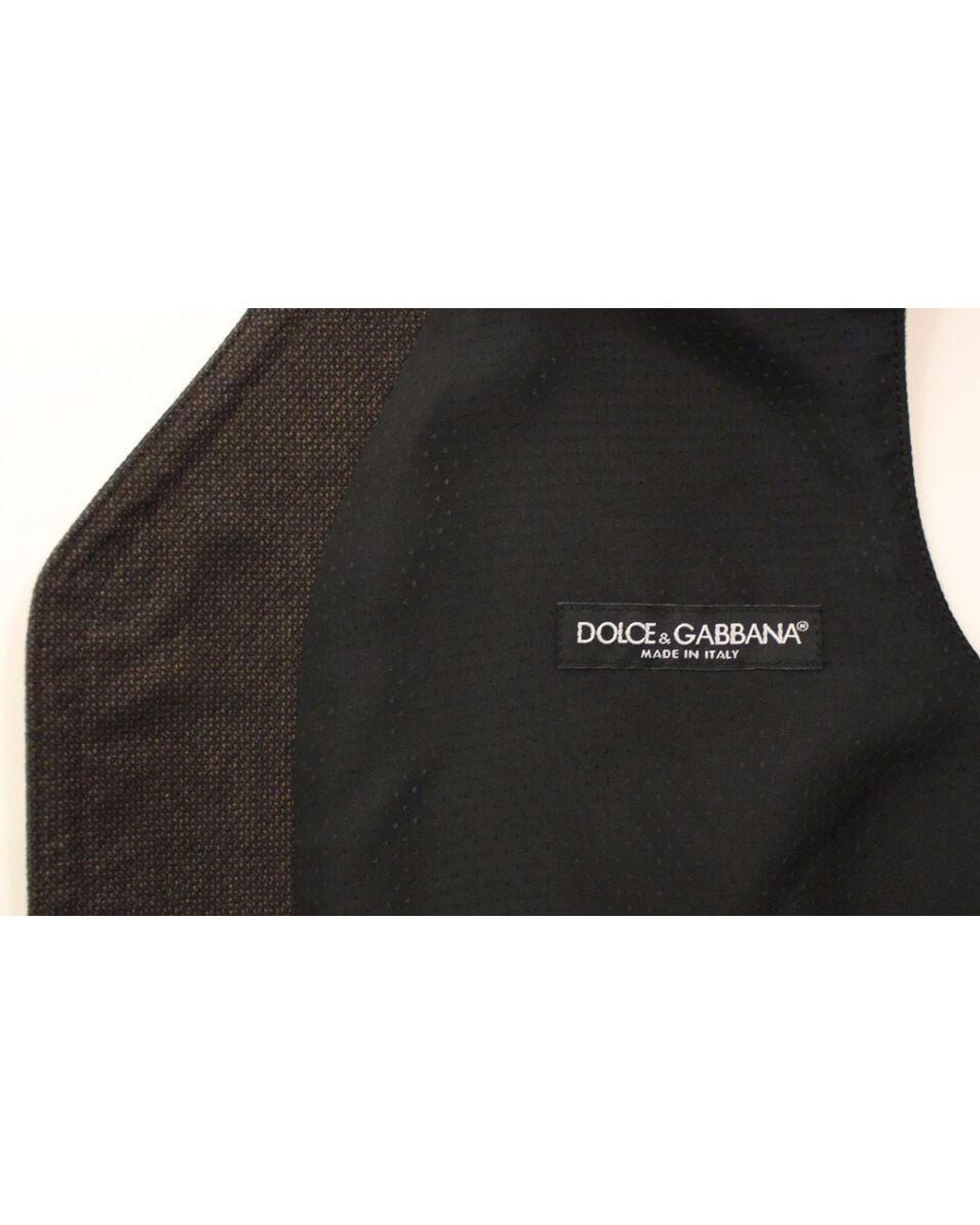 Dolce & Gabbana Purple Cotton Blend Dress Vest Gilet for men