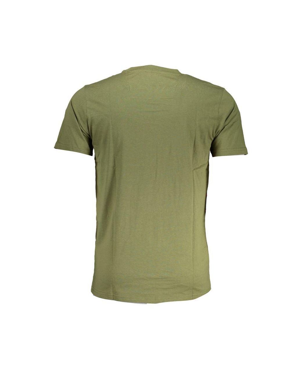 Roberto Cavalli Green Cotton T-Shirt for men
