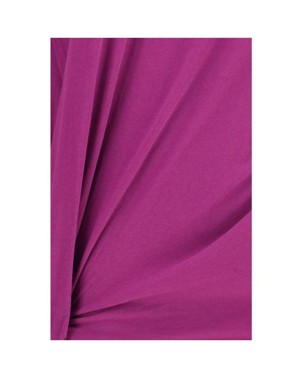 Balenciaga Purple Cotton Long Sleeve T