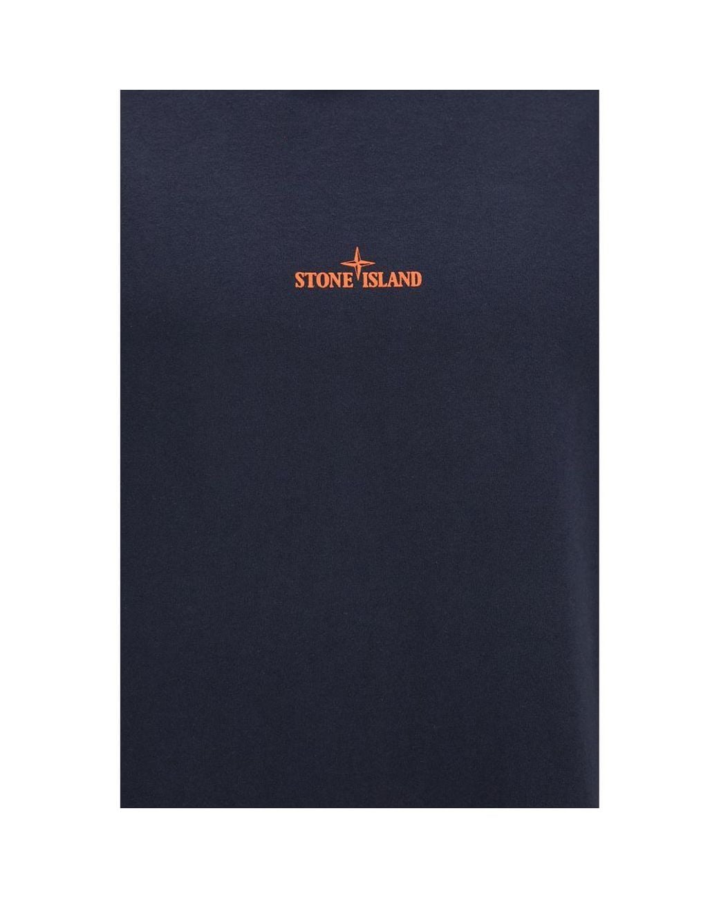 Stone Island Blue Cotton Sportswear for men