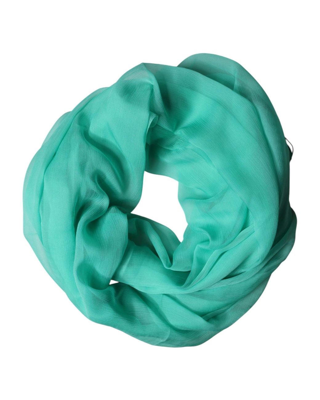 Dolce & Gabbana Green Stole Silk Neck Wrap Shawl Scarf for men