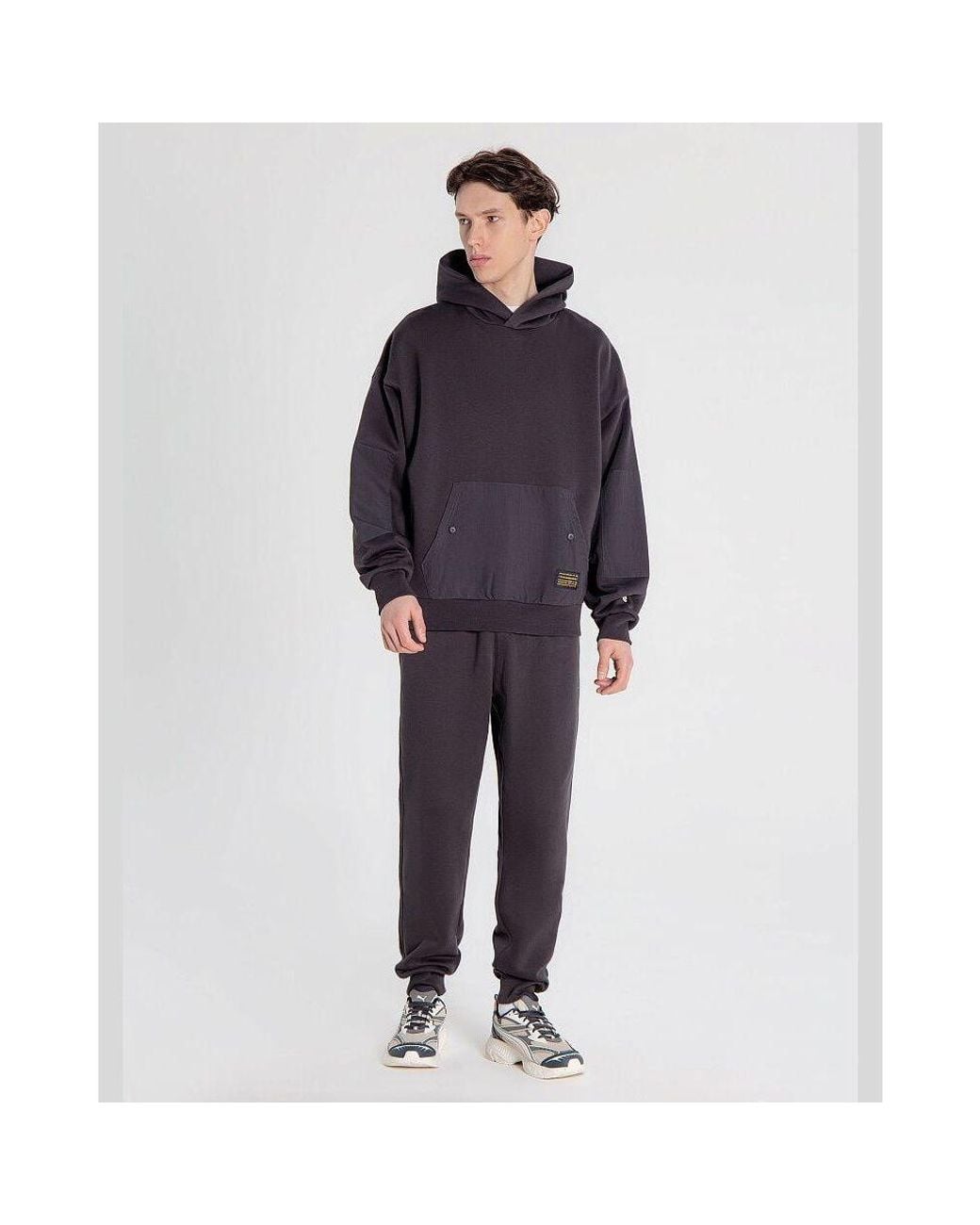 Champion Blue Cotton Sweatshirt for men