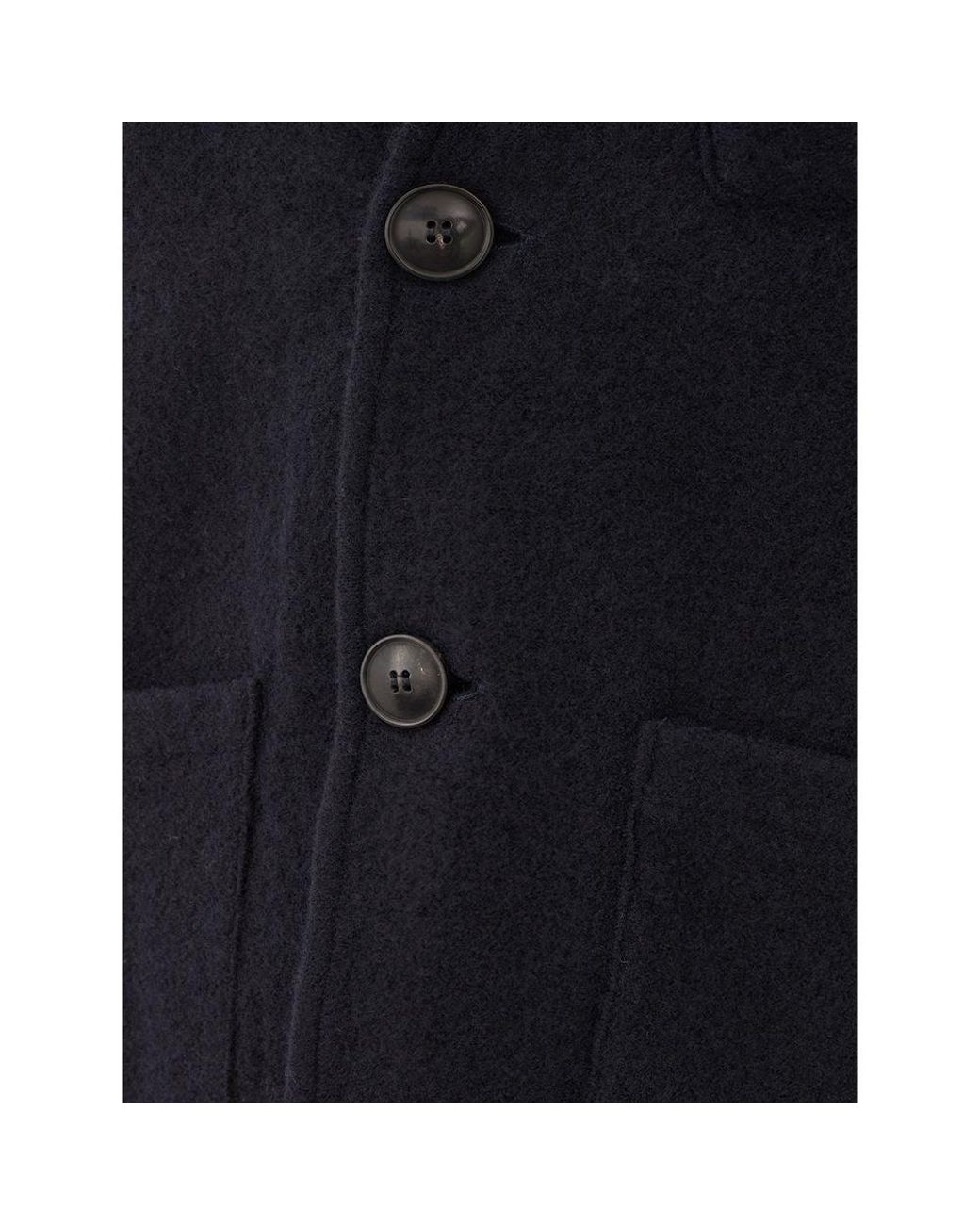 Kangra Blue Wool Jacket for men