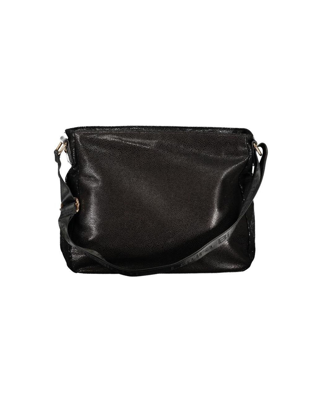 Laura Biagiotti Black Nero Polyester Handbag