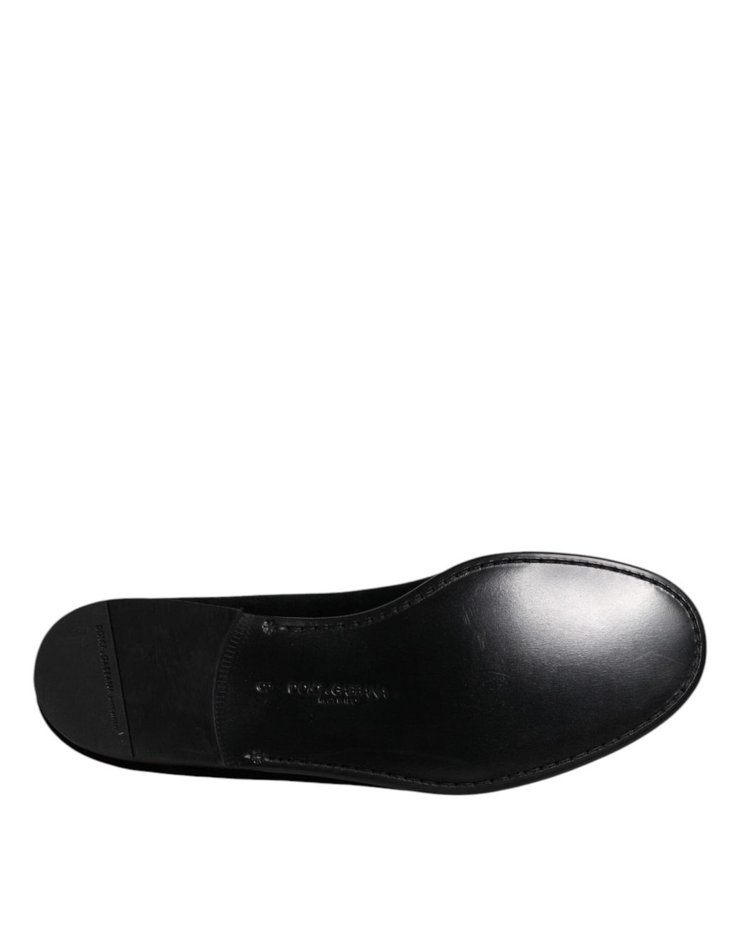 Dolce & Gabbana Black Velvet Loafer Slipon for men