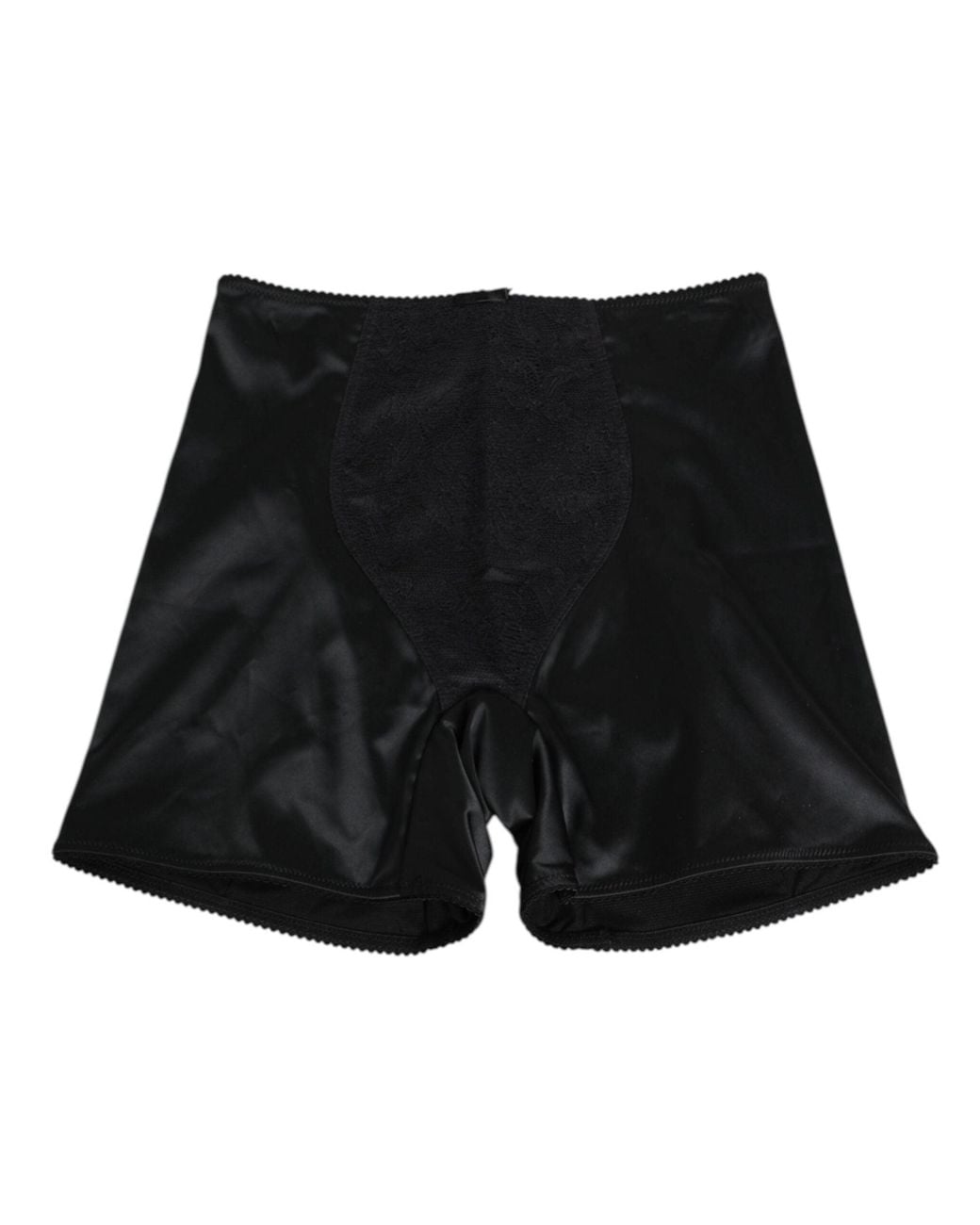 Dolce & Gabbana Black Silk Stretch Slip Cycling Underwear