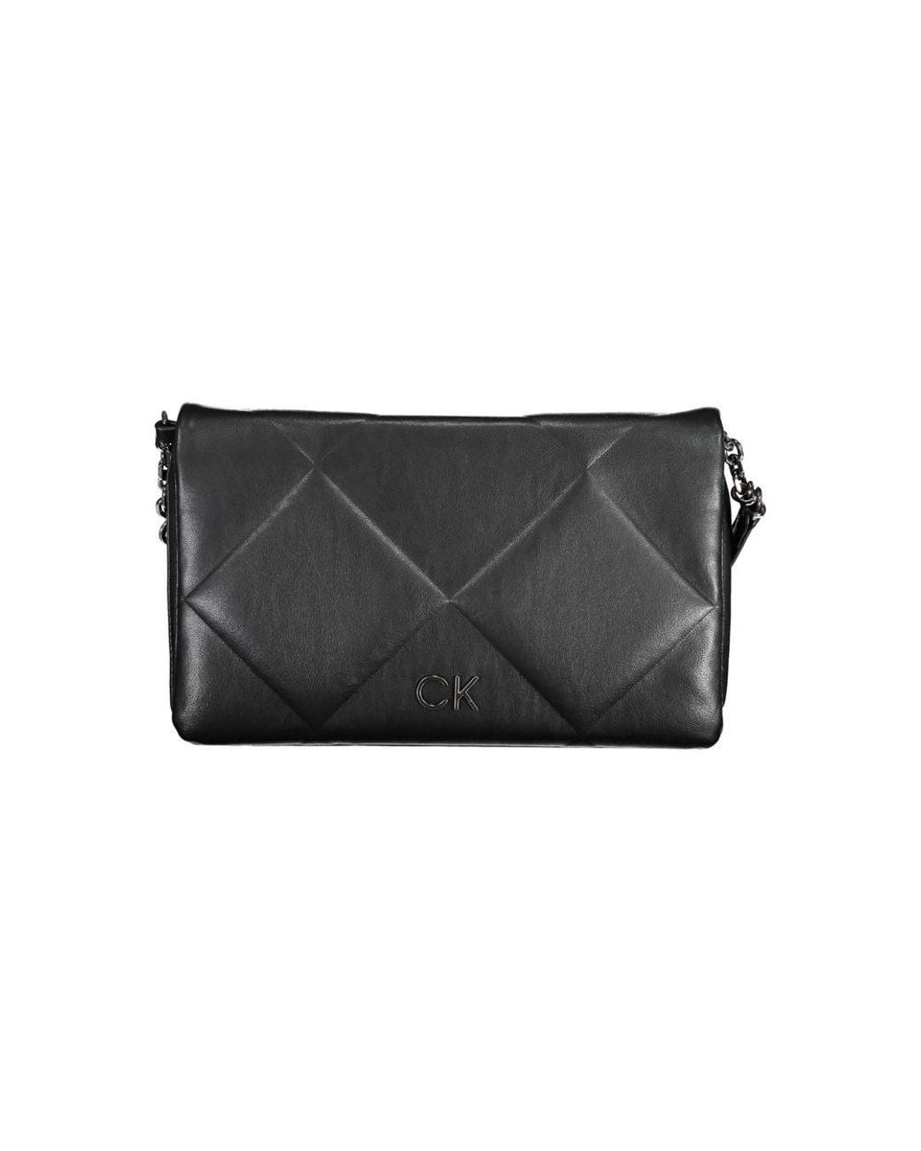 Calvin Klein Black Polyester Shoulder Bag