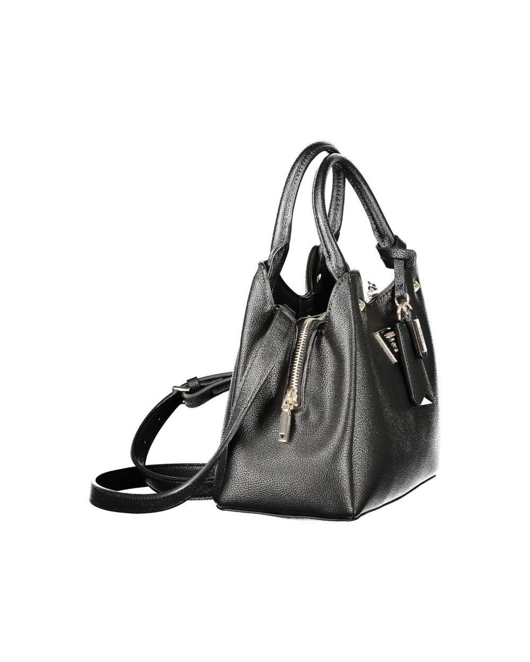 Guess Black Polyurethane Handbag