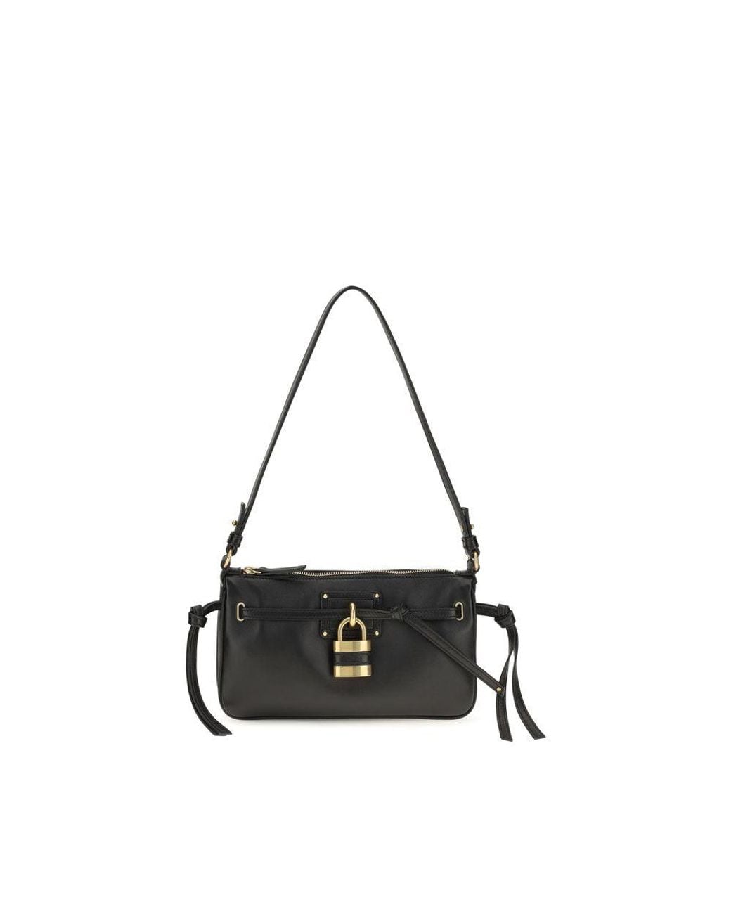 Chloé Black Calf Leather Bos Taurus Shoulder Bag