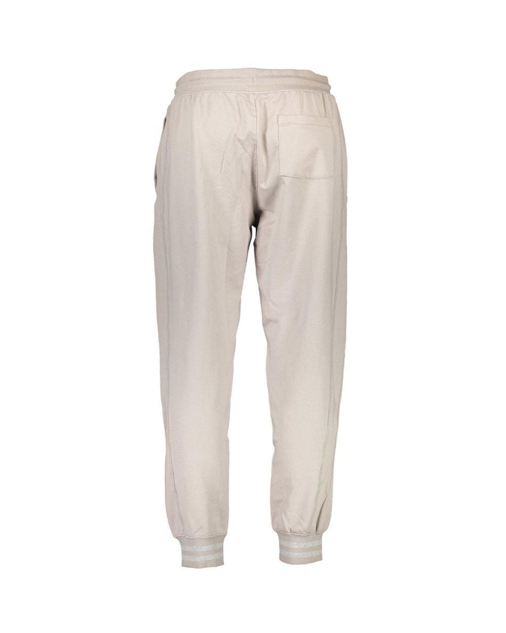 Guess Natural Beige Cotton Men's Trackpants for men