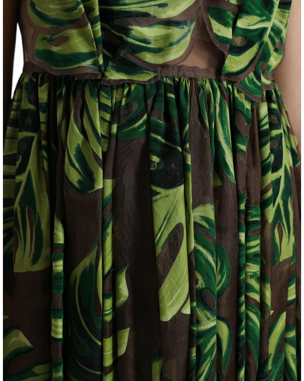 Dolce gabbana banana leaf dress hotsell