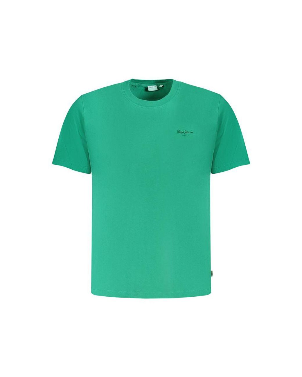 Pepe Jeans Green Cotton T-Shirt for men