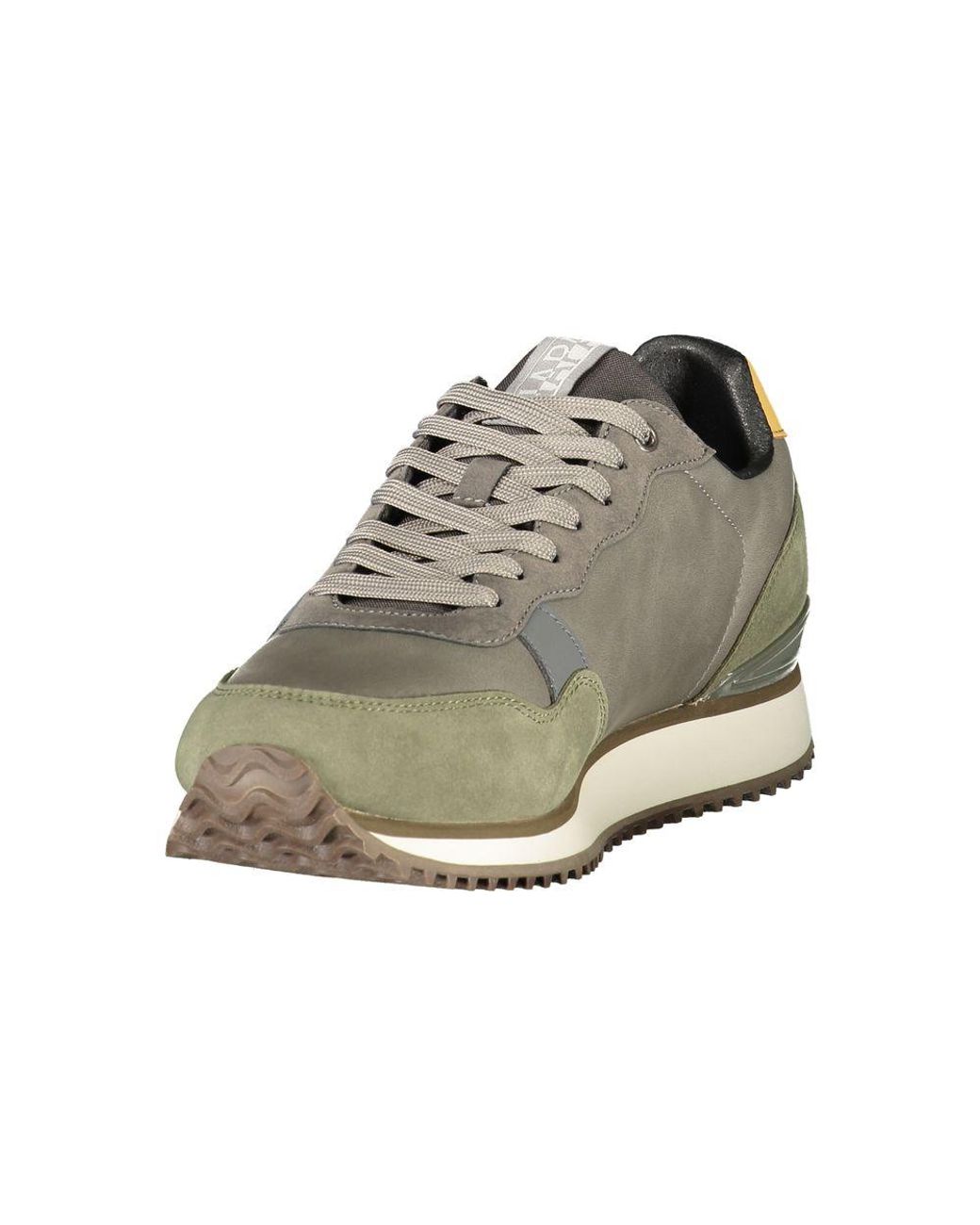 Napapijri Gray Grey Polyester Men's Sneaker for men