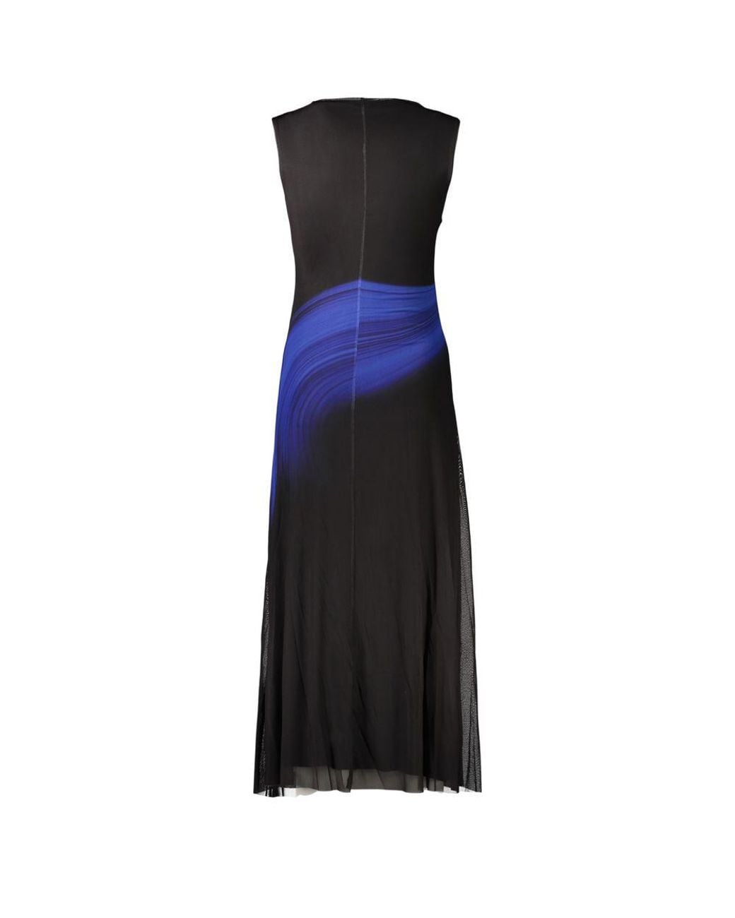 Desigual Blue Black Polyester 's Dress