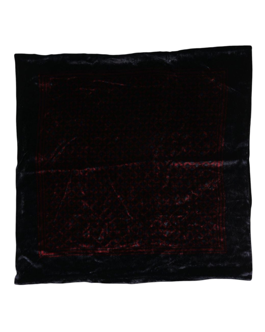 Dolce & Gabbana Black Viscose Square Foulard Scarf for men