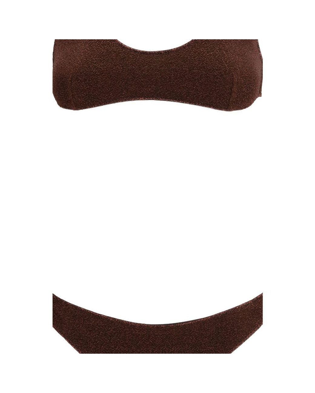 Oseree Brown Polyamide Bikini
