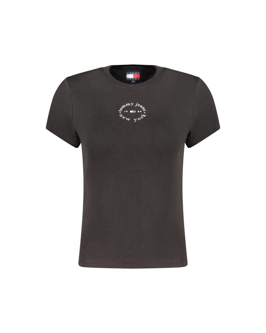 Tommy Hilfiger Black Cotton T-Shirt