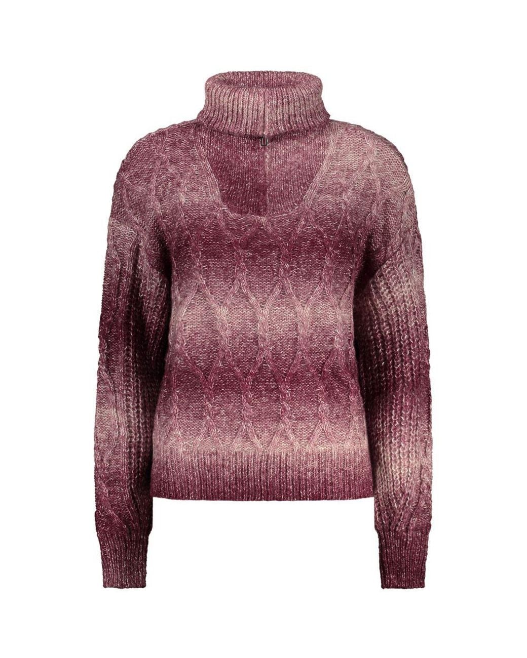 Desigual Red Viola Acrylic 's Sweater