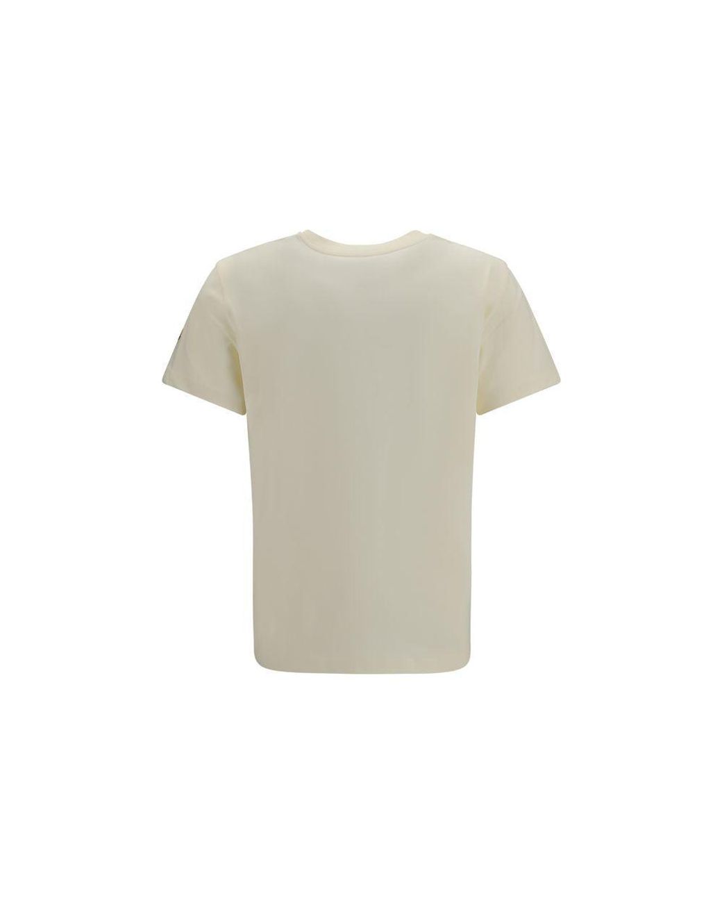Moncler Natural Beige Cotton T