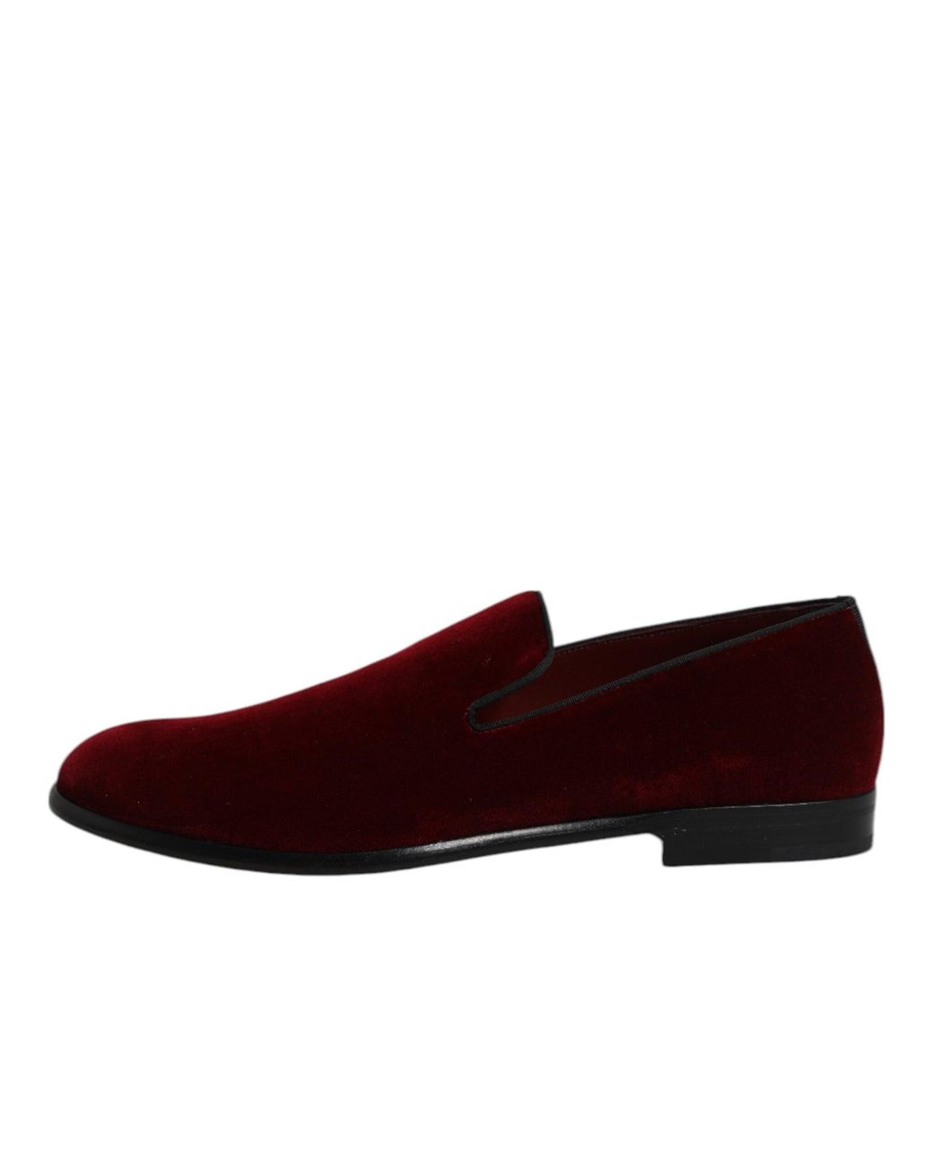 Dolce & Gabbana Brown Velvet Loafers Slipon for men