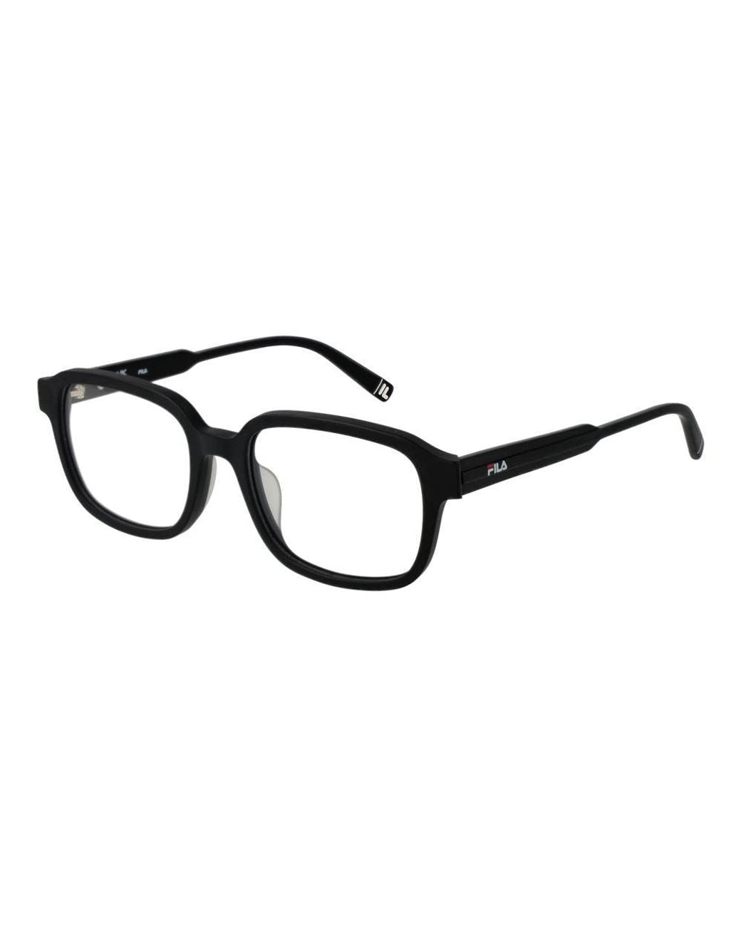 Fila Black Cellulose Acetate Glasses (Frames) for men
