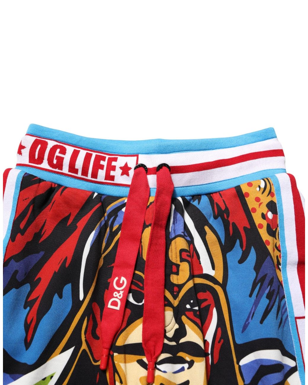 Dolce & Gabbana Multicolor Captain Sicily Men Bermuda Shorts for men