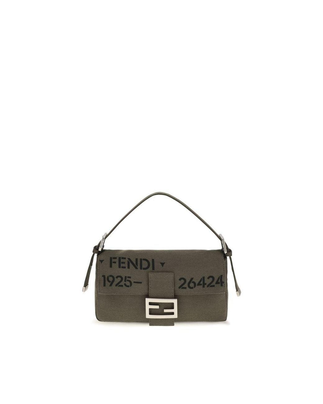 Fendi Multicolor Bicolor Polyester Shoulder Bag