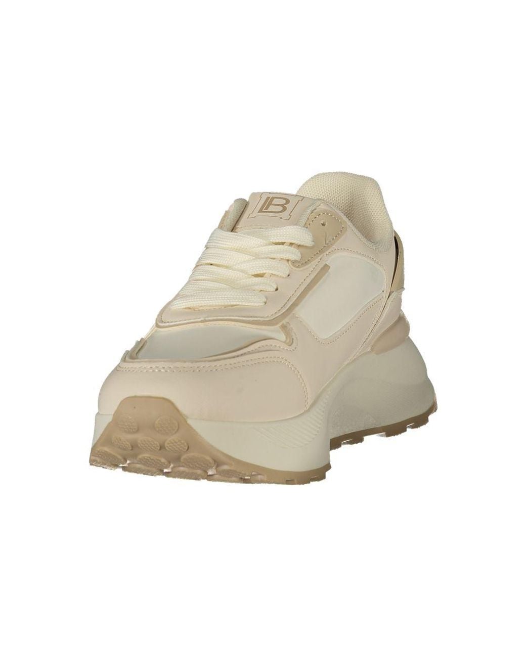 Laura Biagiotti Natural Bianco Polyurethane S Sneaker