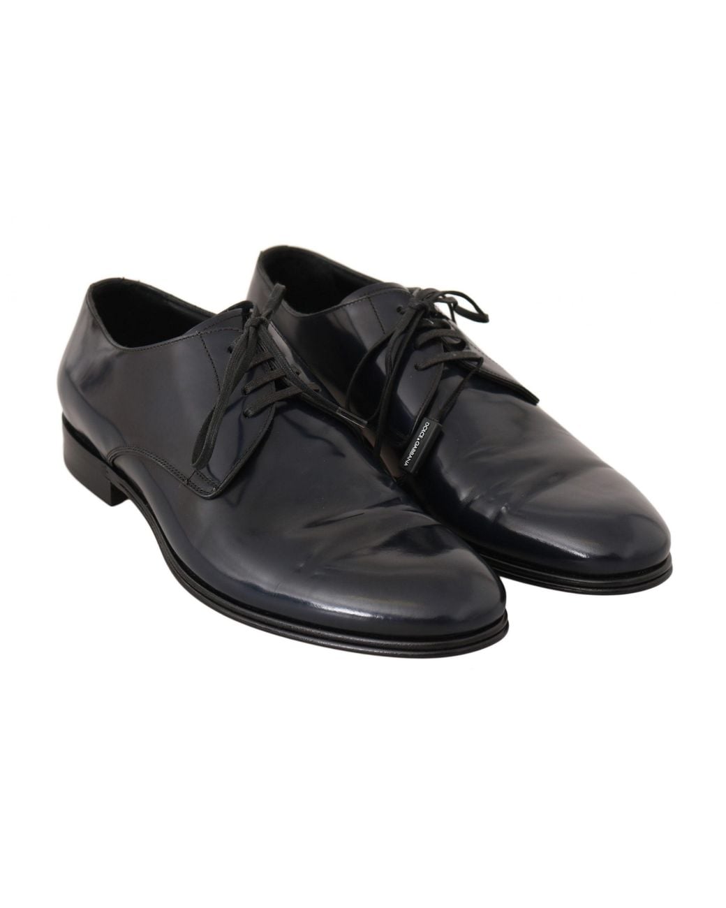 Dolce & Gabbana Black Patent Leather Oxford Shoes for men