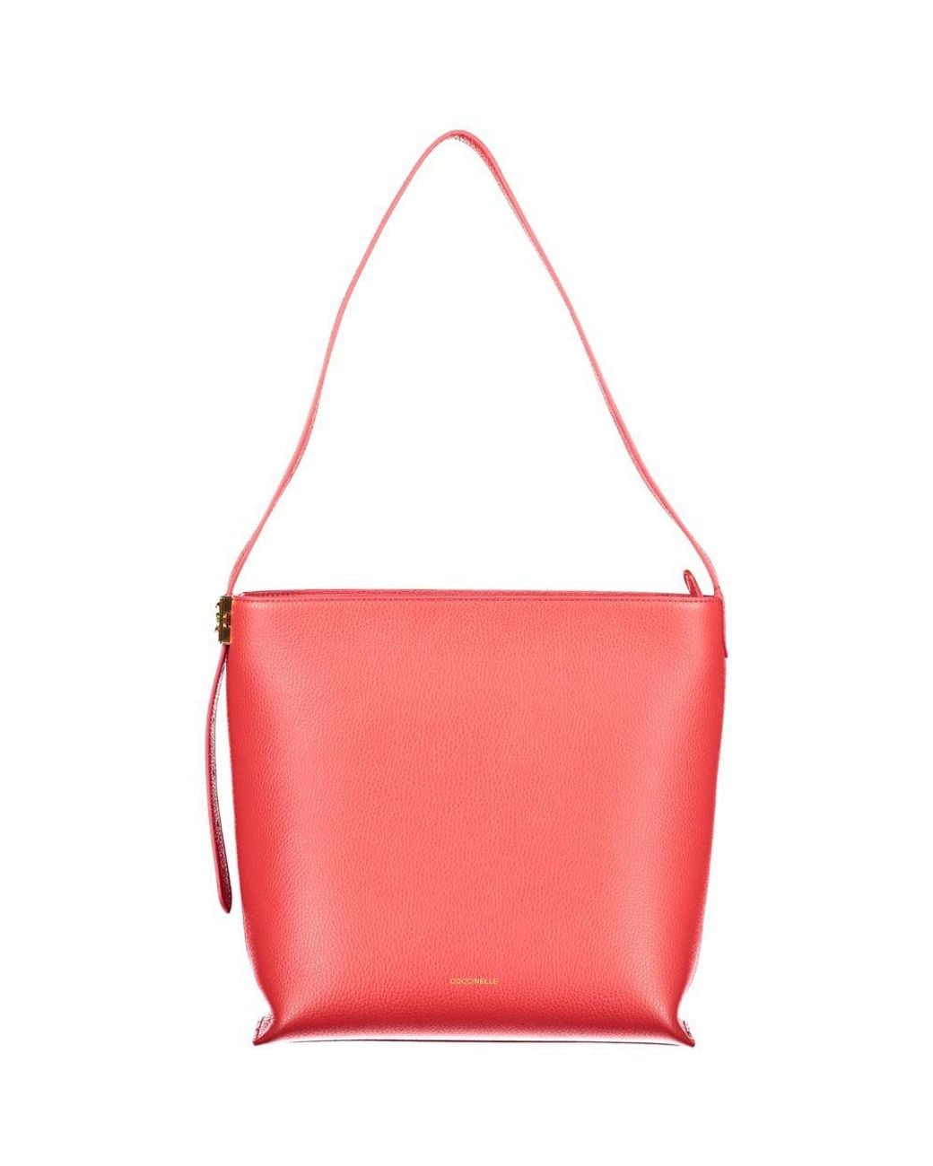 Coccinelle Pink Leather Handbag