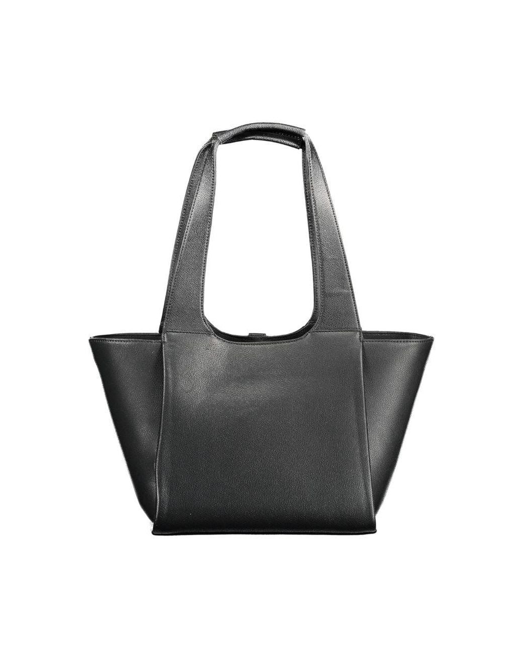 Tommy Hilfiger Black Polyurethane Handbag