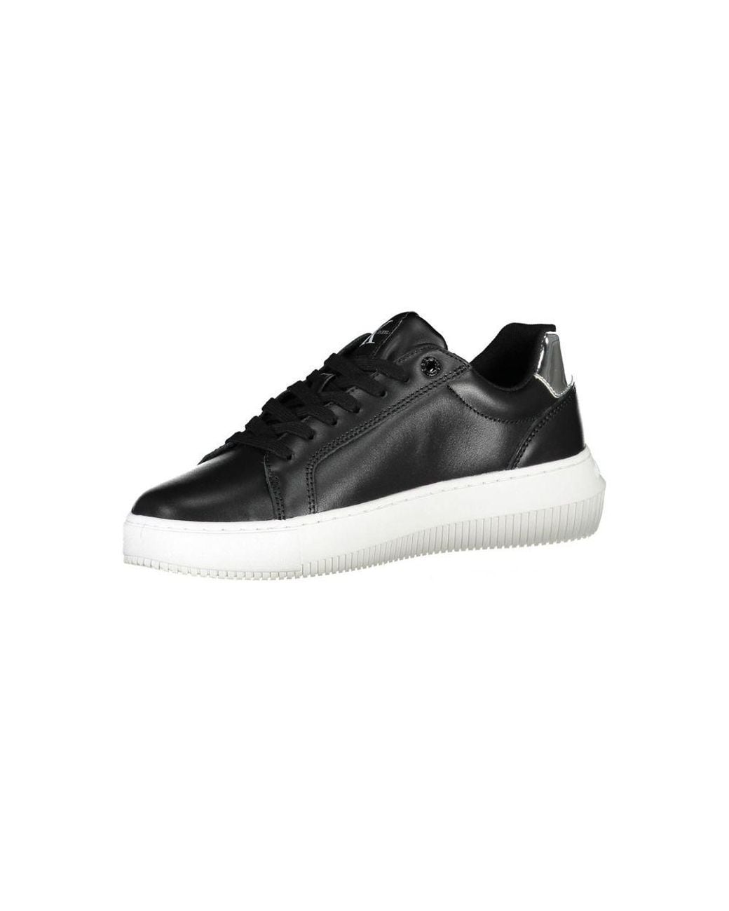 Calvin Klein Black Polyester Sneaker