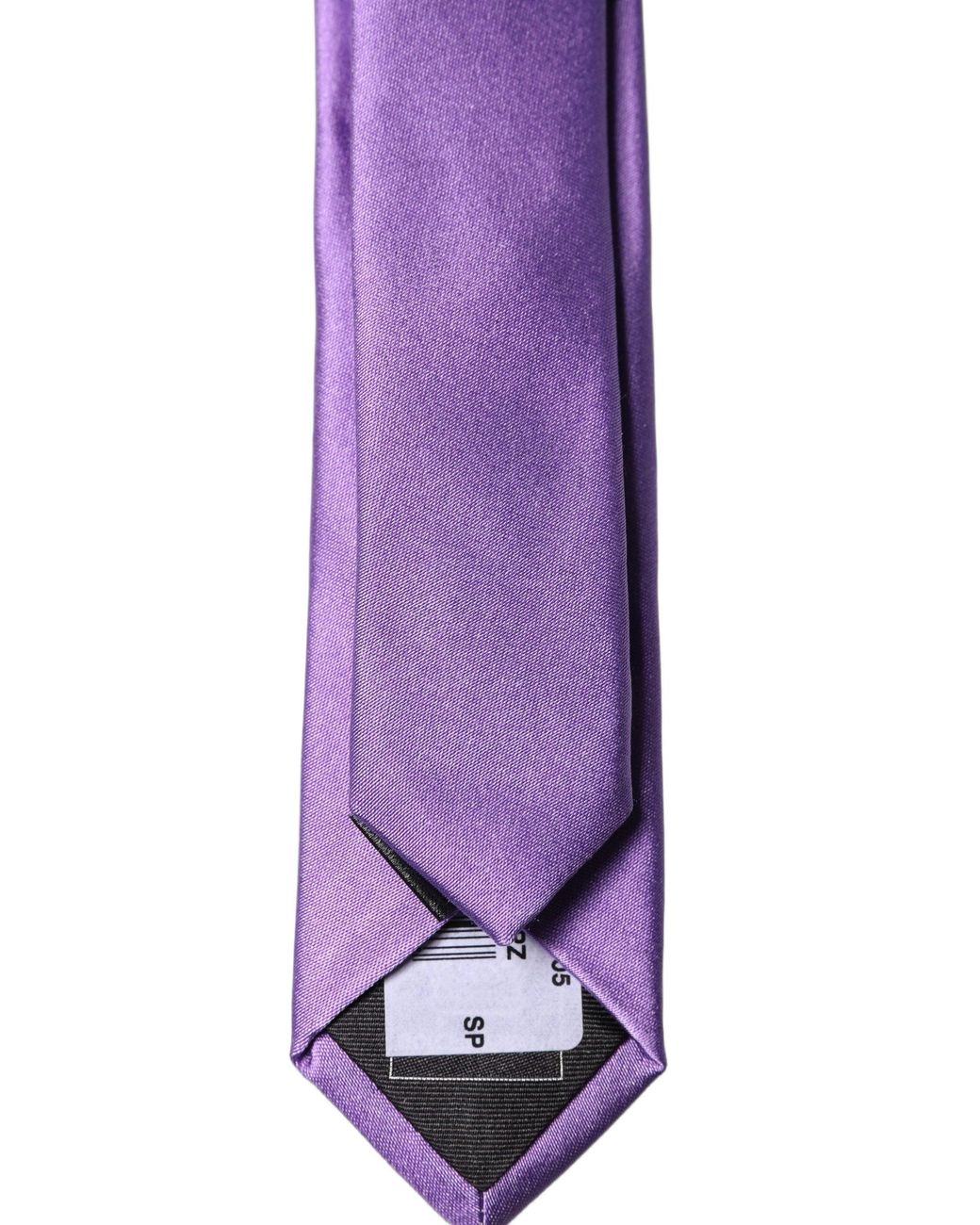 Dolce & Gabbana Purple Solid 100% Silk Adjustable Men Tied Necktie Tie for men