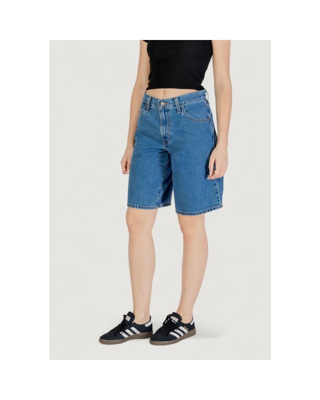 Levi's Blue Cotton Shorts