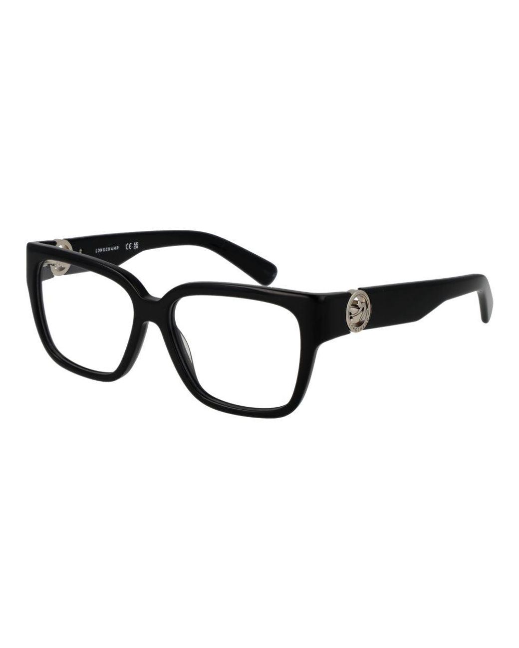 Longchamp Black Glasses Frame