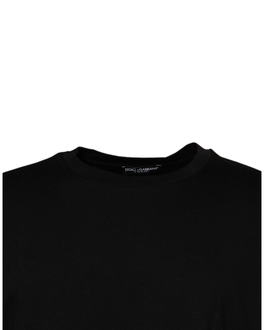 Dolce & Gabbana Black Tsh87513 Tshirt Cotton for men