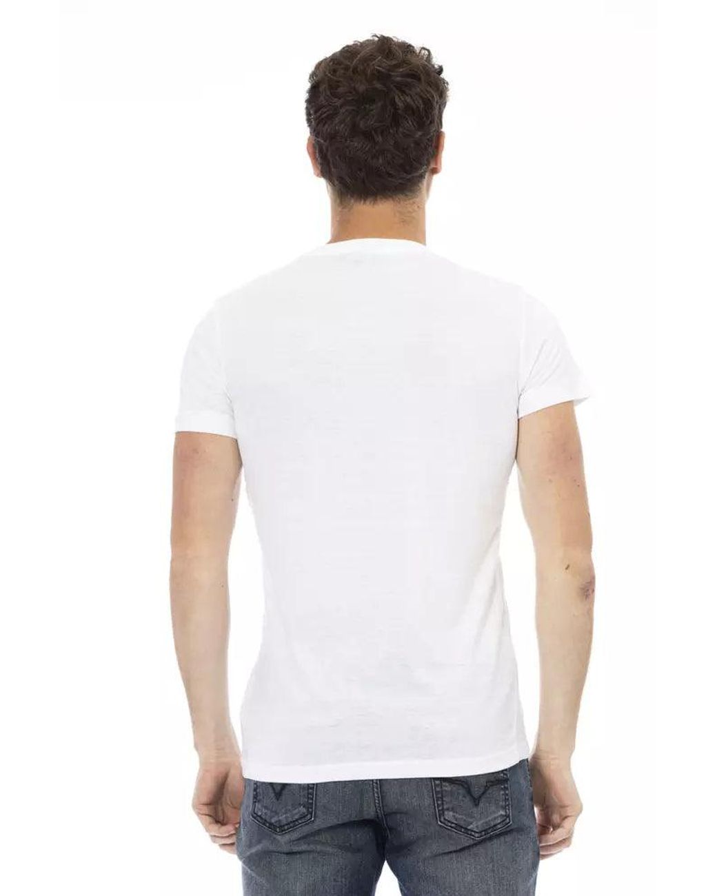 TRUSSARDI ACTION White Cotton Men T for men