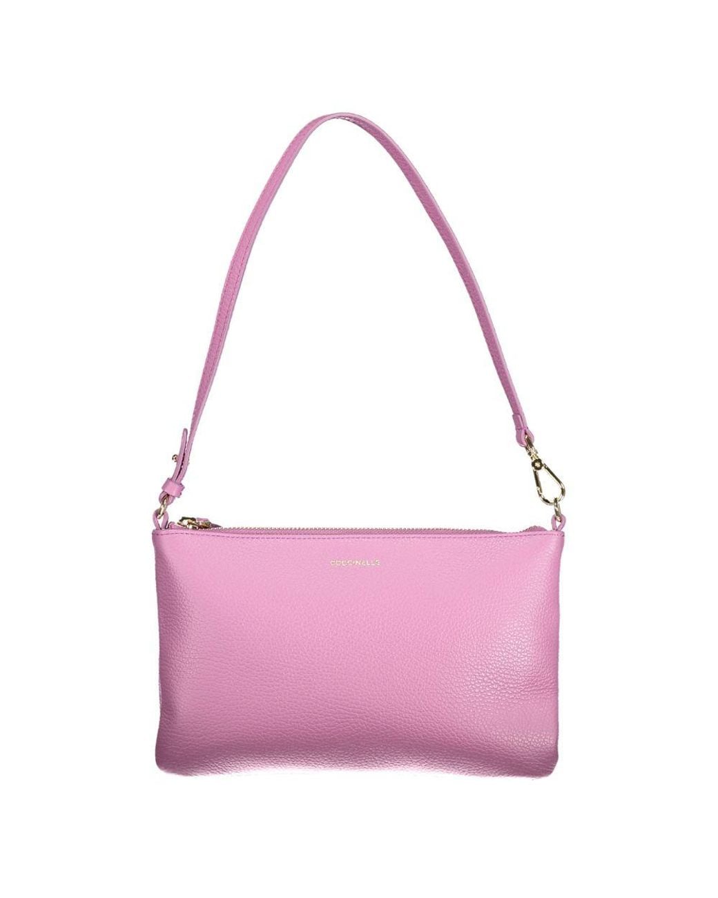 Coccinelle Pink Leather Handbag