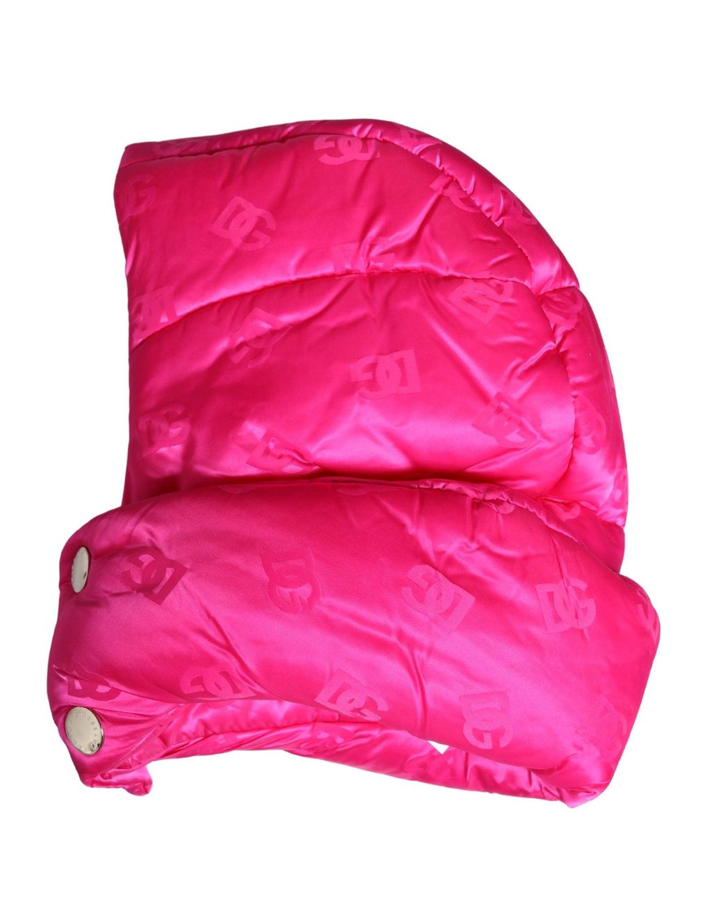 Dolce & Gabbana Pink Logo Print Whole Head Wrap Capello Hat for men