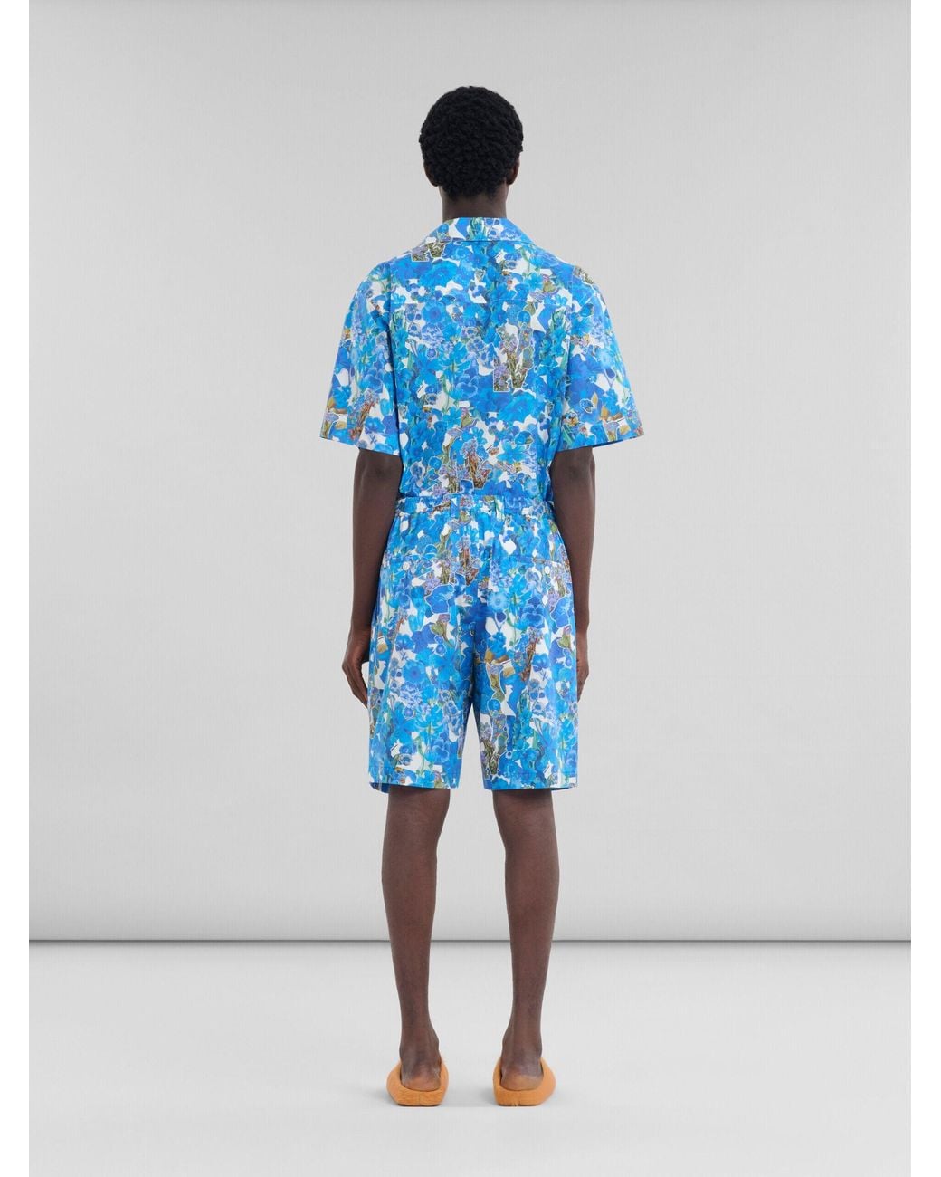 Marni Blue Fibres Shorts