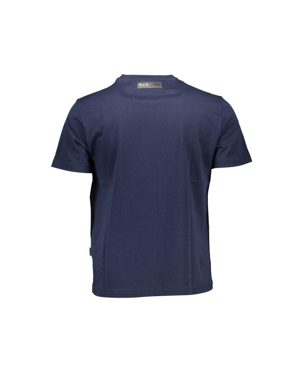 Philipp Plein Blue Cotton T-Shirt for men