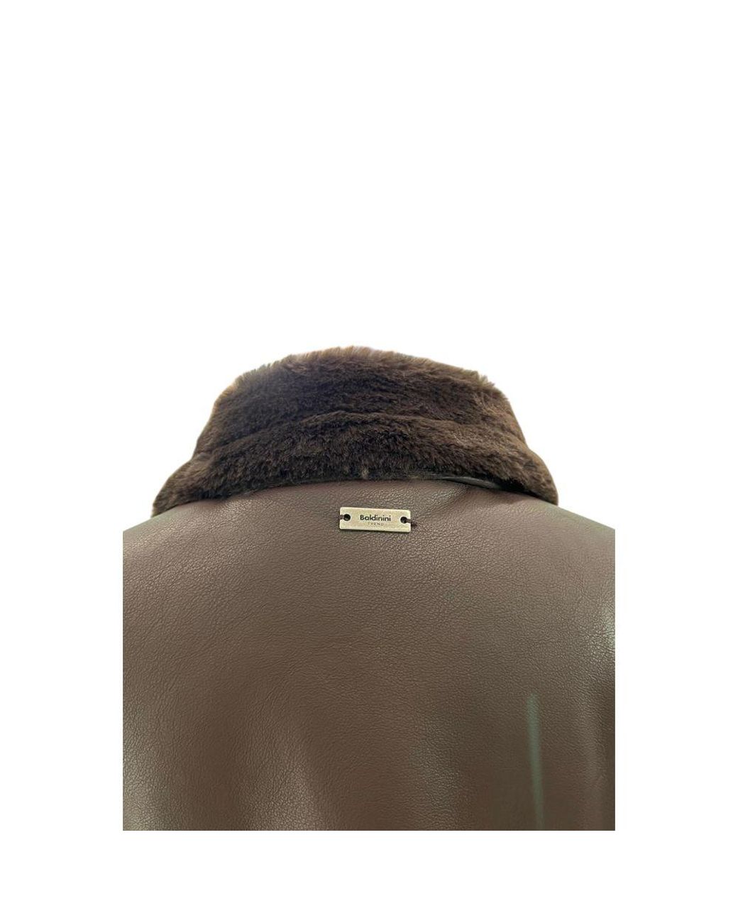Baldinini Brown Polyester Jacket