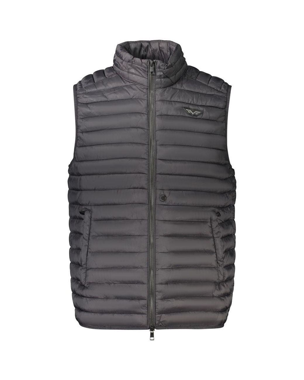 Armata Di Mare Gray Black Polyamide Men's Jacket for men