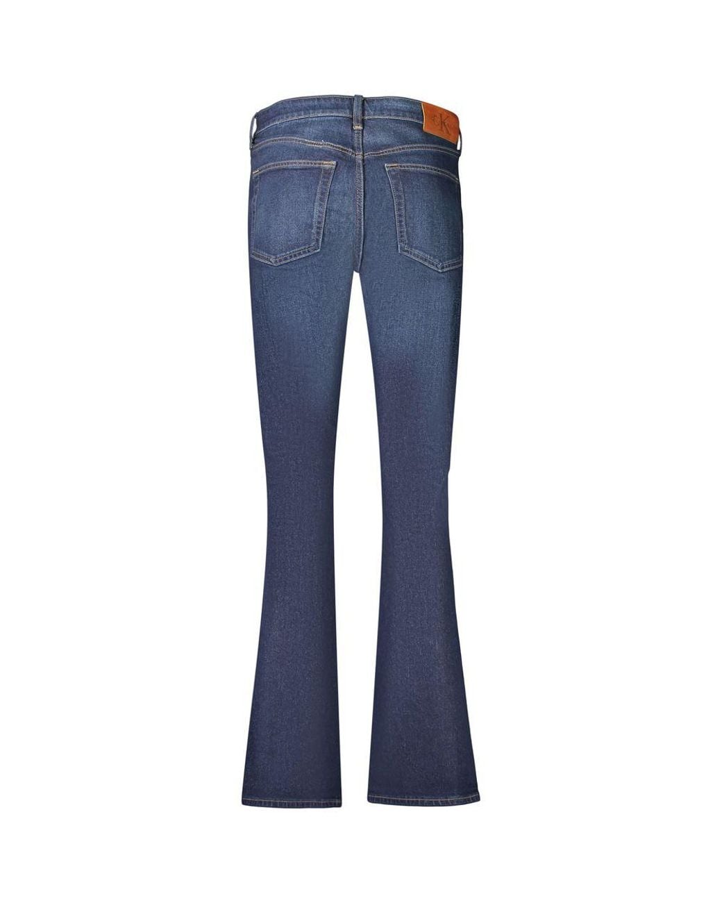 Calvin Klein Blue Cotton Bootcut Jeans