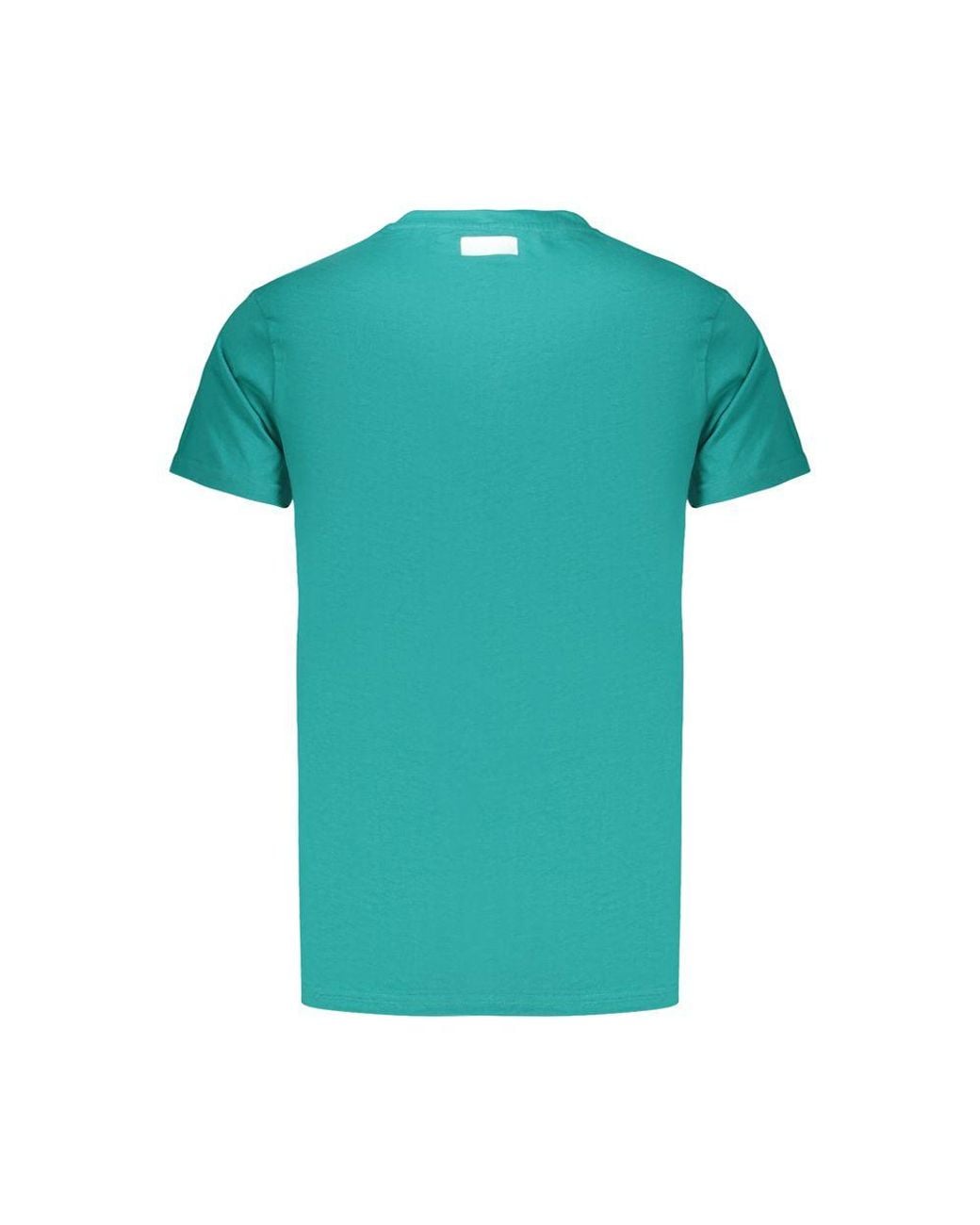 Bikkembergs Blue Green Cotton Men's T for men