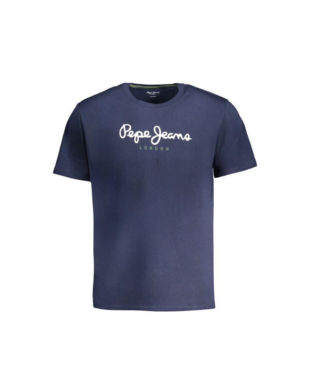 Pepe Jeans Blue Cotton Men T for men
