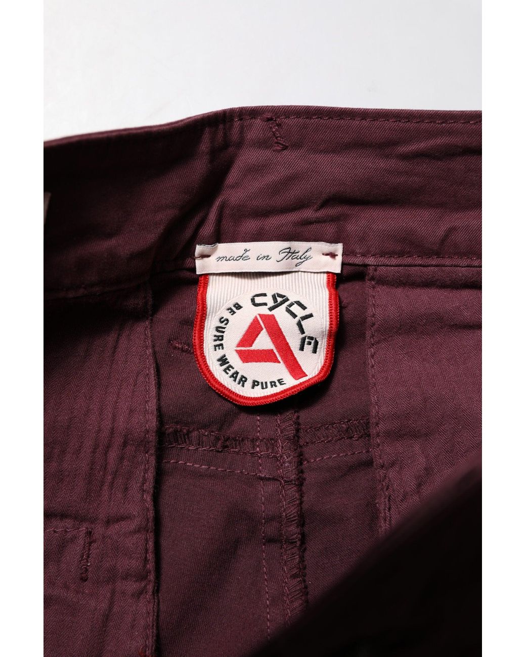 CYCLE Red Maroon Cotton Stretch Skinny Fit Men Denim Jeans for men