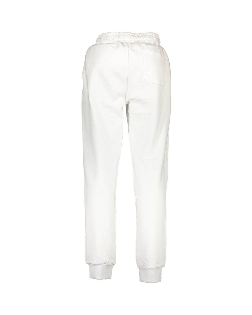 La Martina White Bianco Cotton Men's Sweatpant for men