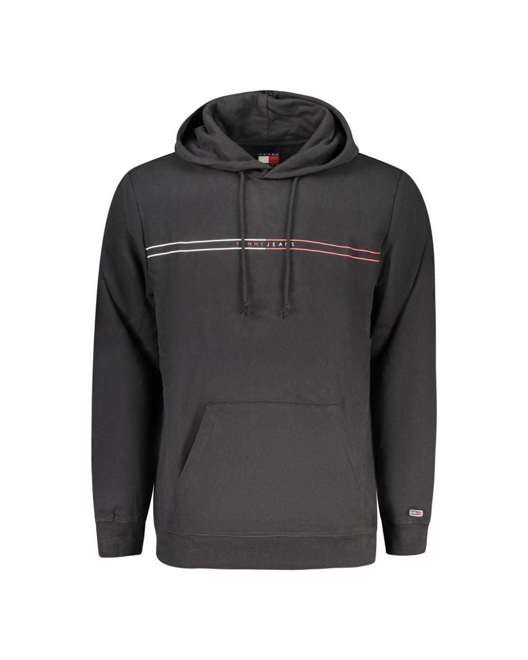 Tommy Hilfiger "black Cotton Men's Hoodie" for men