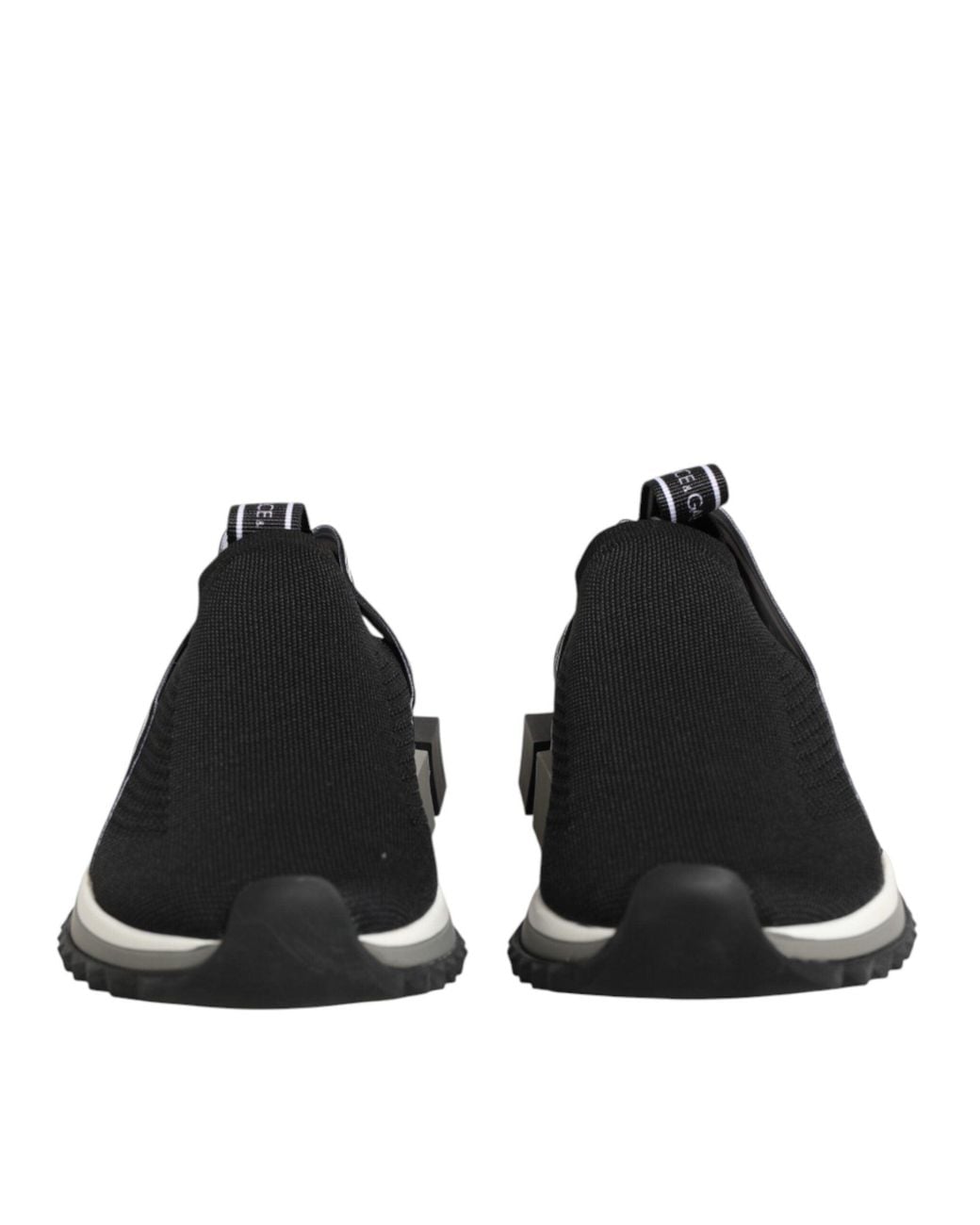 Dolce & Gabbana Black Slip On Sorrento Low Top Sneakers Shoes